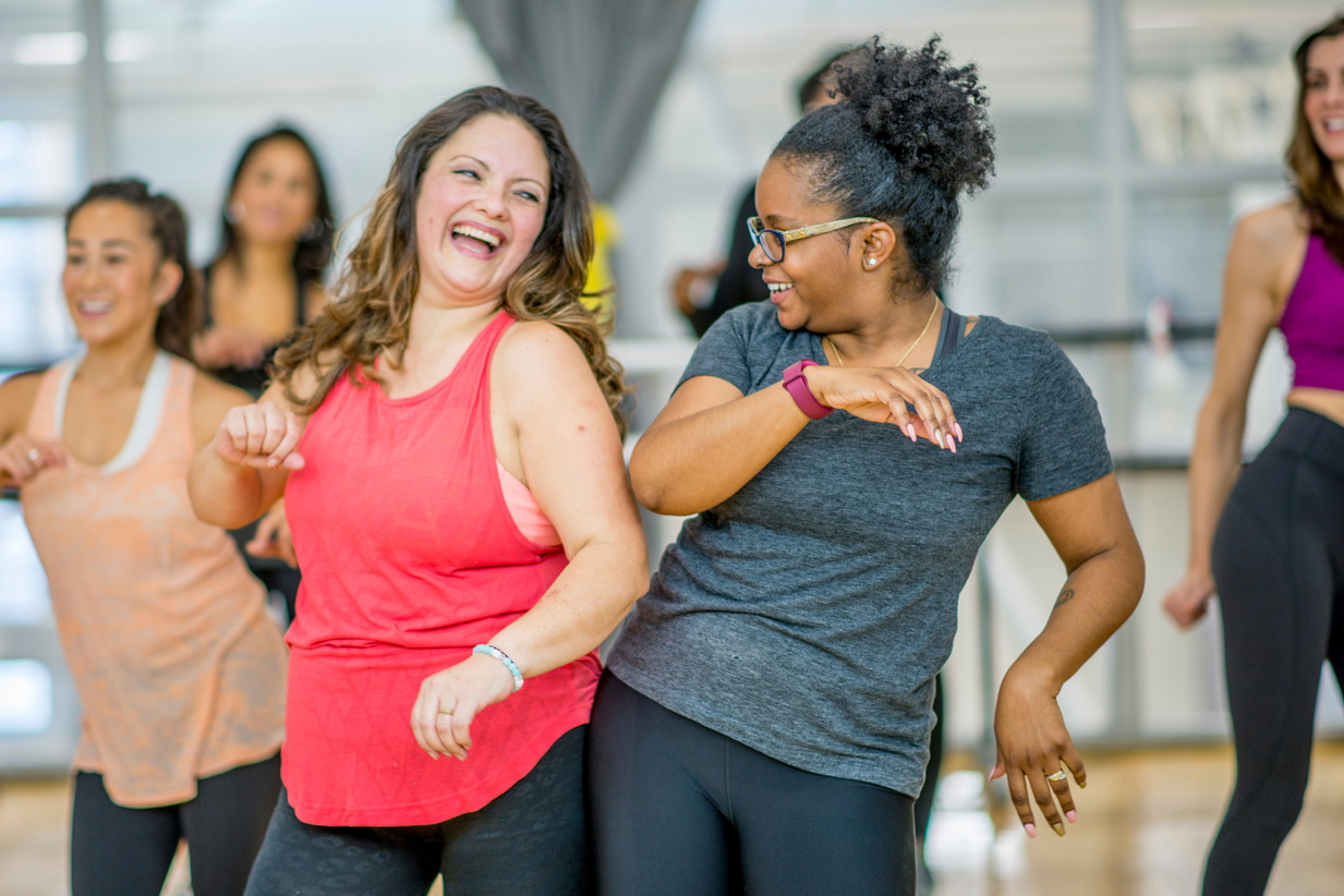 Women Dancing Together